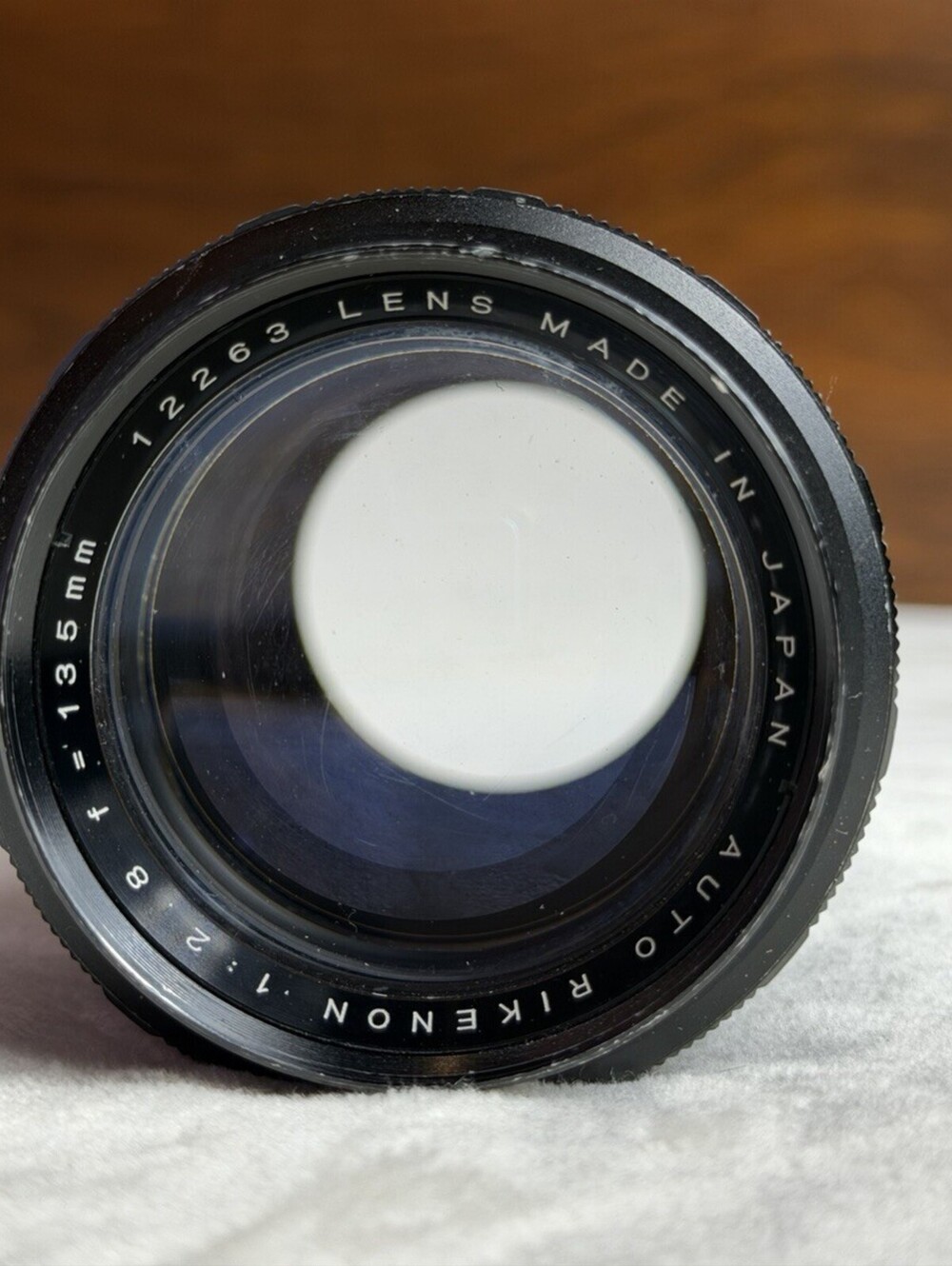 Vintage Auto Rikenon 135mm f2.8 Prime Lens M42 Screw Mount Ricoh UNTESTED￼
